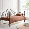 thumbnail image 3 of Hodedah Imports Metal Scroll Daybed, Black Finish, 3 of 7