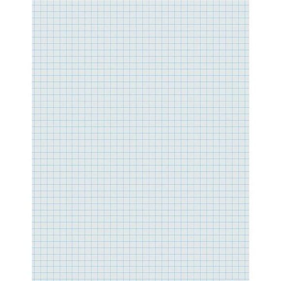 8.5 x 11 in. Composition Paper Ream 0.25 in. Quadrille - 2 Reams