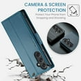 thumbnail image 4 of Funda tipo cartera para Samsung Galaxy A54 5G con bloqueo RFID, tarjetero, soporte magnético, funda protectora de piel con tapa para Samsung Galaxy A54 5G de 6,6 pulgadas, 4 of 6