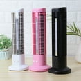 thumbnail image 3 of Yoofe LED Tower Fan with Side Light,Portable USB Powered Electric Fan with Powerful Airflow Quiet Operation Mini Standing Air Conditioner Air Fan for Home Office Desktop Fan-Pink, 3 of 7