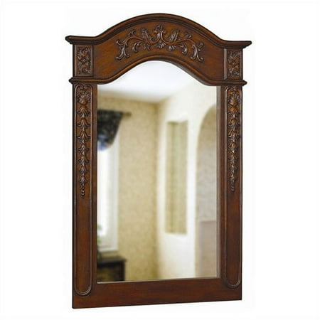 Belle Foret Single Carved Portrait Wall Mirror