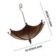 thumbnail image 3 of pstuiky Comedero para pájaros con forma de paraguas|bandeja colgante premium para pájaros|comedero para colibríes con forma de paraguas para exteriores|bebedero o estanque metálico para pájaros, 3 of 7