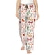 thumbnail image 1 of Balery Colorful Bow Knots Pantalones de pijama para mujer, pijamas ultraligeros, pantalones de estar por casa-Small, 1 of 6
