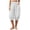 White, variant on Lenpel Womens Capri Pants Fashion Casual High Waist Cropped Harem Pants with Pockets Lightweight Comfy Capris Slacks