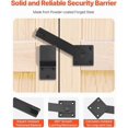 thumbnail image 2 of Flip Gate Latch, Metal Heavy Duty Gate Latches, Flip Latch Hardware with High, 2 of 5