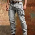 thumbnail image 2 of Travel Pants for Men on Plane Lightweight Stretchy Joggers Pants Slim Fit Dress Pants Tapered Work Cropped Trousers, 2 of 6