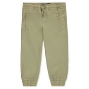 French Toast Boys' Pull-On Joggers Color: khaki Size: 4