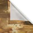 thumbnail image 3 of Ambesonne Dandelion Kitchen Curtains, Vintage Spring Sunset, 55"x39", Pale Orange Green Brown, 3 of 3