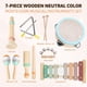 thumbnail image 2 of Juego de instrumentos musicales de madera Montessori Toys LeeQee de 1 a 3 años, 2 of 7