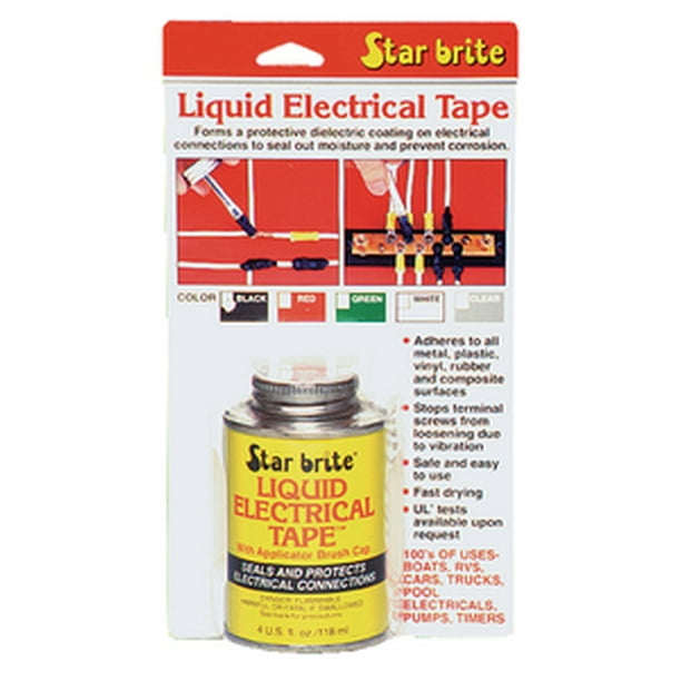Star Brite Liquid Electric Tape Clear 4 OZ 84108