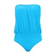 thumbnail image 4 of XIYON Women's One Piece Swimsuit Women Strapless Swimsuit Ruffle Detail For Beach Pool Party Summer Vacation Athletic Swimwear Beach Vacation 2026, 4 of 4