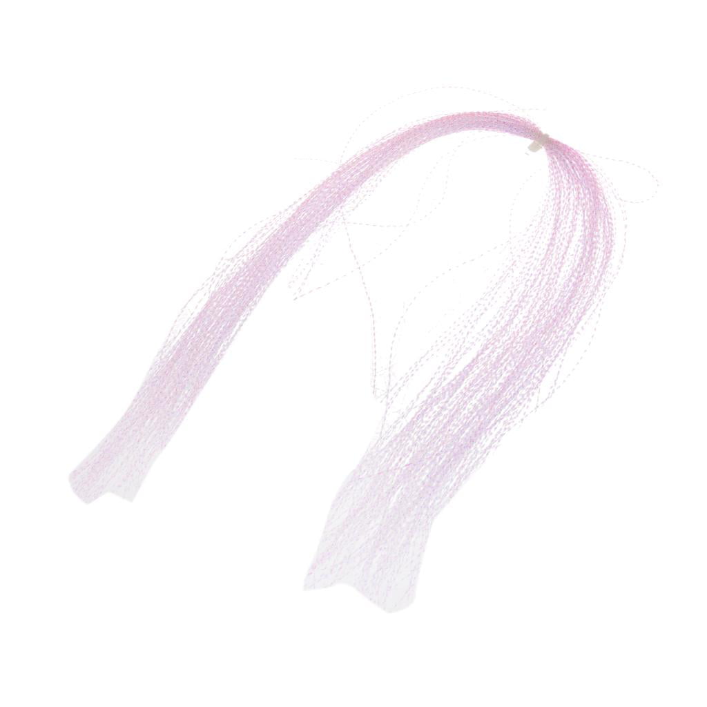 10 Colors 110Pcs/Bag Crystal Flash Fly Tying Materials Craft Hair Extension 