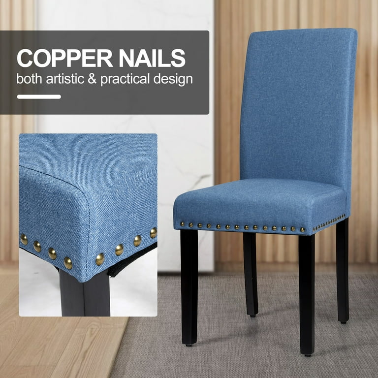 Cade linen 2025 upholstered dining chair