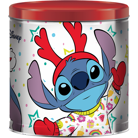 GiftPop Christmas Popcorn Tin, Disney® Stitch, Assorted Popcorn, 21 ounces