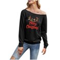 thumbnail image 1 of Tops de mujer Sudadera con estampado de invierno Tops de jersey Fridja FKASFK1861, 1 of 4