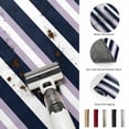 thumbnail image 5 of Round Area Rugs 5Ft, Purple Navy Blue Striped Non-Slip Washable Circle Rugs Carpet, Abstract Gradient Lines Art Indoor Outdoor Rug Floor Mats Throw Runner for Bedroom Living Room Bathroom, 5 of 8