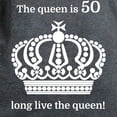 thumbnail image 3 of CafePress - The Queen Is 50 Long Live The T Shirt - Women's Traditional Fit Dark T-Shirt, 3 of 4