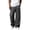 Dark Gray #261, variant on Men's Wide Leg Sweatpants Elastic Waist Casual Baggy Loose Straight Leg Solid Color Lounge Trousers with Pockets