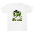 thumbnail image 5 of Craaazy Women's Printed St. Patrick's Day T-Shirt Short Sleeved Round Neck Pullover Casual Tops Gifts, 5 of 5