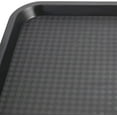 thumbnail image 3 of 12 Pack 16 x 12 Inch Black Fast Food Tray, Large Rectangular Restaurant Serving Trays, Plastic Cafeteria Trays School Lunch Trays, 3 of 5