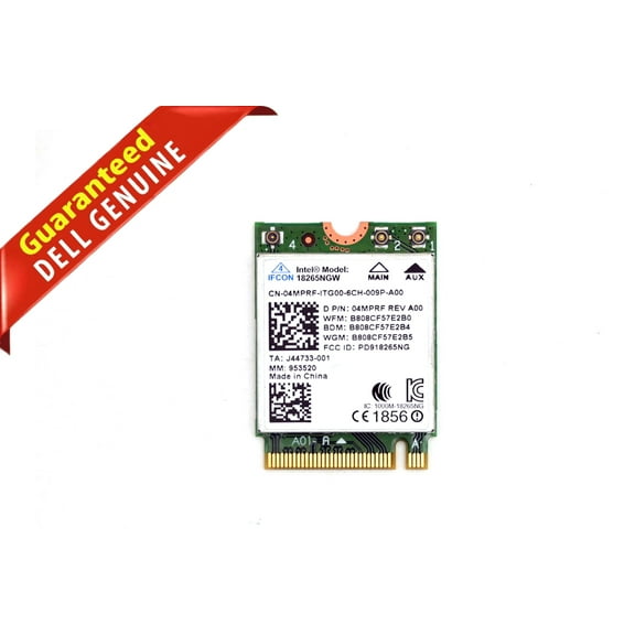 Dell Latitude 7480 Wireless-AC 18265 WLAN Wi-Fi 802.11ac Wireless Card 4MPRF