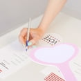 thumbnail image 2 of Hemoton 4 Pcs  Dry Erase Paddle Heart Shape Whiteboard Handheld Dry Erase Board Single Sided Write Boards, 2 of 8