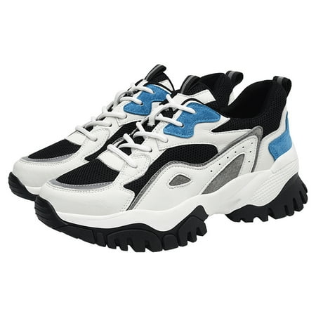 

Women‘s Low Top Thermal Chunky Sneakers Mesh Lace-Up Running Shoes Casual & Stylish Shoes Women‘s Footwear