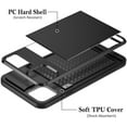 thumbnail image 4 of For Apple iPhone 11 Pro Blue Shockproof Card Slot Wallet Heavy Duty Case Tough 360 Cover Case, 4 of 5