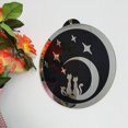 thumbnail image 2 of Colgante redondo de acrílico, soporte de acrílico, pintura colgante de acrílico creativa para bricolaje, decoración de personalidad, patrón de estrellas y luna, 2 of 5