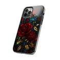 thumbnail image 2 of iPhone Tough Case - Rose Stained Glass Flower Beauty Beast Lovely Romance, 2 of 6