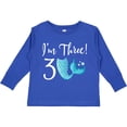 thumbnail image 3 of Inktastic 3rd Birthday Mermaid Party Girls Long Sleeve Toddler T-Shirt, 3 of 5