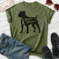 thumbnail image 2 of Boxer Mama T-shirt, Unisex Women's Shirt, Boxer Dog Owner, Best Dog Mom Gift, Heather Military Green, Medium, 2 of 6