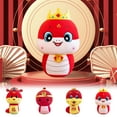thumbnail image 5 of Qocolhg Baby Toys Doll, Year of The Snake Doll Stuff Animals Plush Toy Snake Plush Fake Snake Toy Plush Snake Animal Snake Toys Stuffed Snake Lunar New Year Decoration Plush Snake Decor PP Cotton Red, 5 of 5