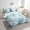 Cyan Light Blue Light Beige, variant on Sea Turtle Coastal 7 Piece Comforter Set Full Bed in a Bag,Blue Ocean Coral Nautical Bedding Set Jellyfish Sheet Sets with Comforter Beach Bed Set,Kawaii Tortoise Room Decor