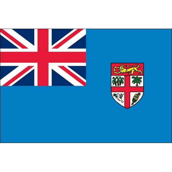 Y H M National Flag Fiji Flag 3 x 5 feet Bunting For Marine Industrial Use