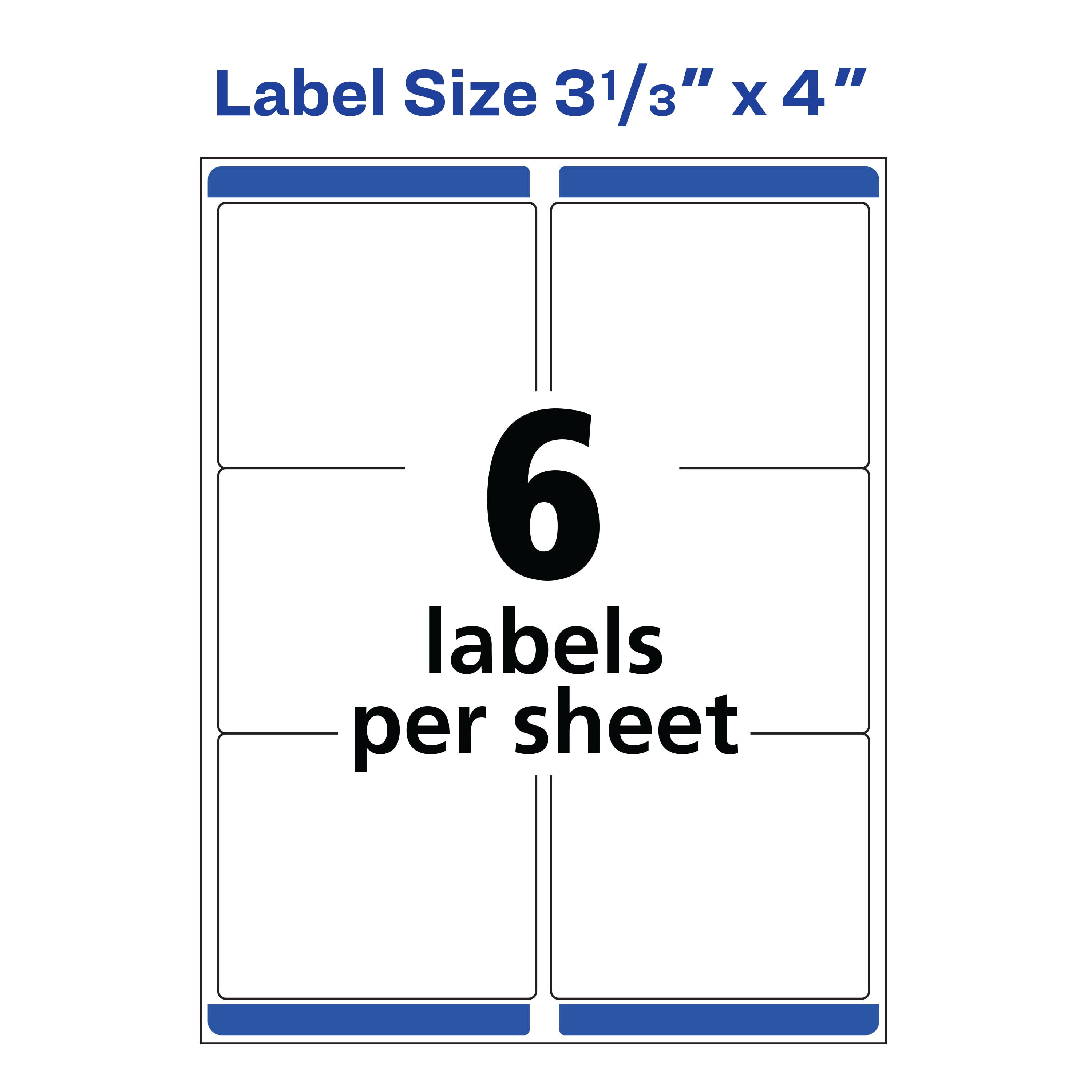 Clear Labels - Free US Delivery
