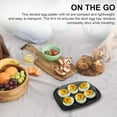 thumbnail image 4 of MT Products Plastic Deviled Egg Tray with Lid for 6 Eggs - Pack of 12, 4 of 10