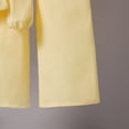 thumbnail image 3 of Hessimy Warm Long-Sleeve PJ Sets for Girls and Boys Comfy, Funny Kids' Pajama Sets fall+pajamas+Toddler Girl Boy(Yellow,8-9 Years), 3 of 6