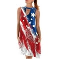 thumbnail image 2 of SMihono Robe d'Été Grande Taille pour Femmes 2023 Robes de Plage d'Été avec Encolure Stylée Sans Manches avec Poche Robe Mini, 2 of 6