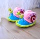 thumbnail image 1 of Bolsa de caracol pequeña rosa con zapatos de algodón, zapatillas de caracol para el hogar para padres e hijos, botas de algodón antideslizantes cálidas para estudiantes de interior, 1 of 3