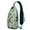 Red Strawberry, variant on Sushi Party Time Sling Backpack, Funny Sushi Roll Print Crossbody Daypack with Avocado and Fish for Teens and Travelers