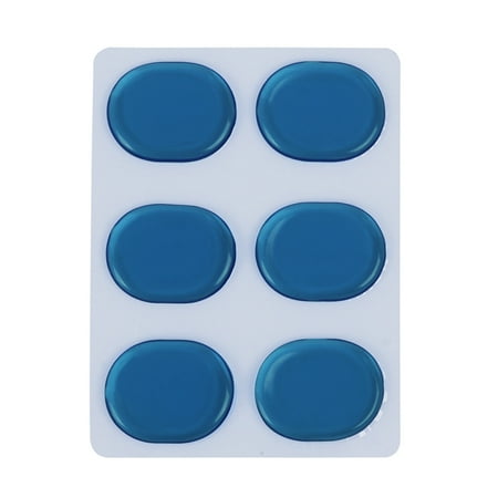 Bass Drum Muffle - 6pcs/set Drum Damper Gel Pads Snare Tom Drum Muffler Mute Blue Color