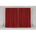 thumbnail image 5 of Solid Poplin Window Curtain or Photography Backdrop 58" Wide - Red, 5 of 5