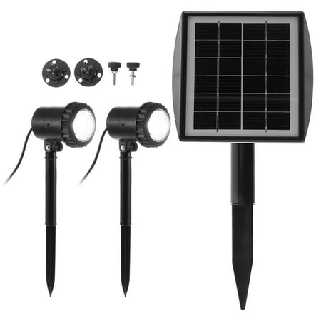 

BSV-SL302 Solar Spotlight Battery Powered LED Landscape Spotlight Angle Adjustable White Waterproof Outdoor Light for Garden Lawn