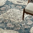 thumbnail image 2 of BERTHMEER 2'x8' Runner Rugs for Hallway Bathroom Kitchen Bedroom Entryway Non Skid Washable Blue Vintage Oriental Entrance Traditional Distressed Runner Rugs, 2 of 4