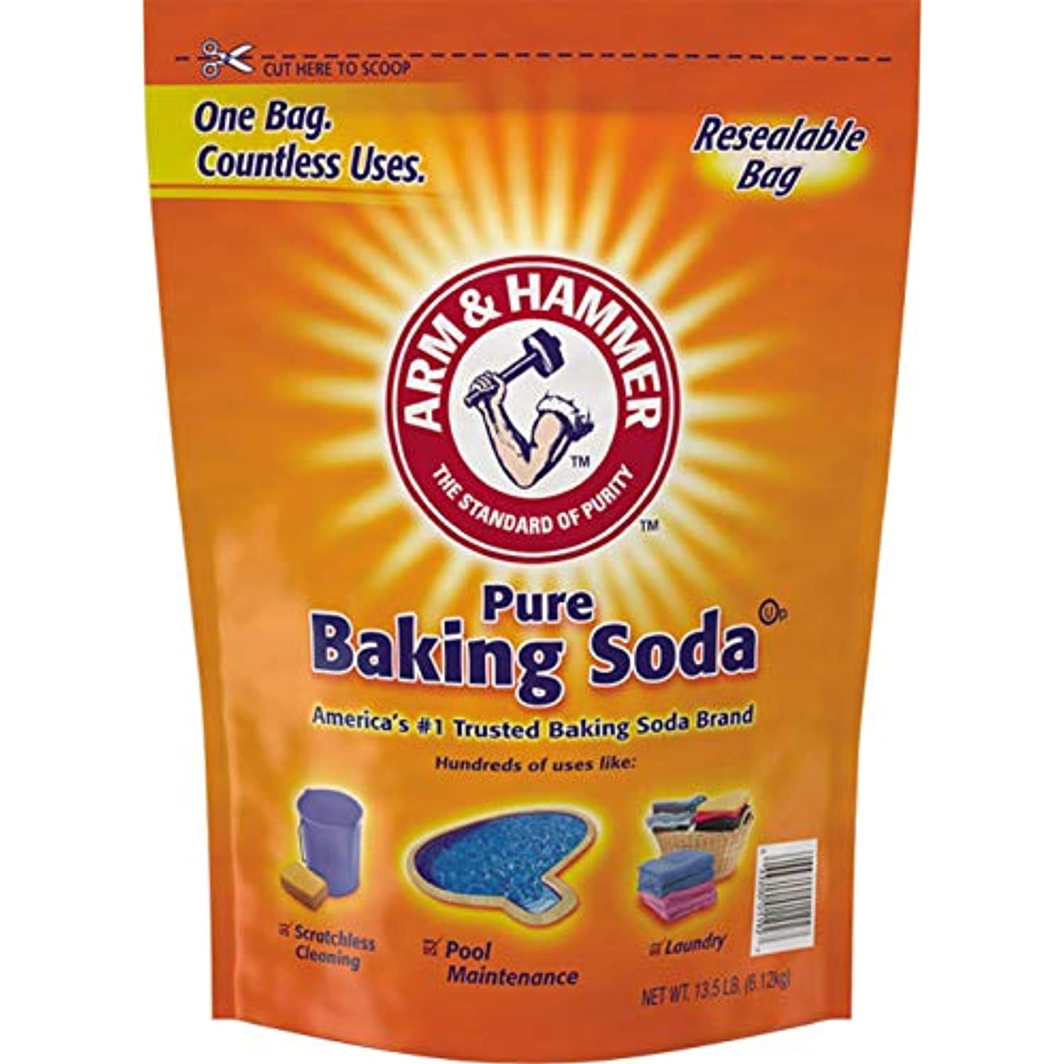 Arm & Hammer Baking Soda, 13.5 Pound