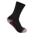 thumbnail image 2 of Carhartt SC6423WBLK-M Women's Force Performance Crew Work Socks Size Medium, Black, 3-Pair, 2 of 2