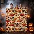 thumbnail image 2 of AYktou Fall Throw Blanket, 60×80 Inch Thanksgiving Blanket Halloween Nap Blanket, Portable Picnic Blanket Cozy Warm Flannel Decorative Sofa Blanket for Office Bedroom Living Room Bed Home Decor, 2 of 7
