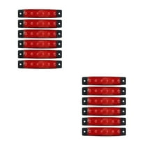 FRCOLOR 12 pcs Waterproof Marine Boat Lights Utility 6 LEDs Interior Lights for Boat Kayak