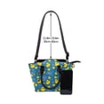 thumbnail image 4 of Lsque Rubber Duck Pattern Leather Rivet Shoulder Bag – Elegant Genuine Leather & Microfiber PU Crossbody with Detachable Adjustable Strap, 4 of 5